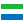 Nationale vlag van Sierra Leone